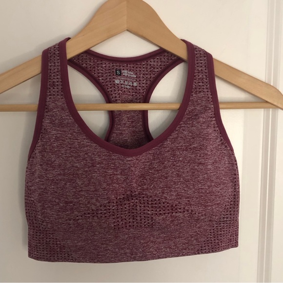 NWOT WodoWei Women Tank top yoga Gym Size S, Color Red Wine - Picture 4 of 5